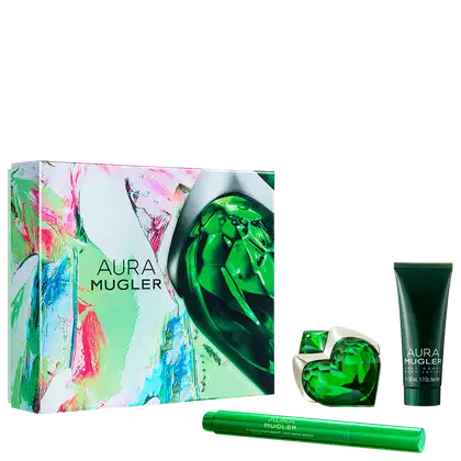 Imagem do produto Conjunto Aura Mugler Feminino - Eau de Parfum 30ml + Loção Corporal 50ml + Travel Size 7ml