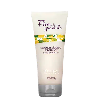 Imagem do produto L'Occitane au Brésil Flor de Graviola - Sabonete Líquido Esfoliante 200ml