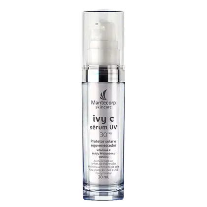 Sérum Protetor Solar Rejuvenecedor Facial Mantecorp Ivy C UV 30FPS com 30ml