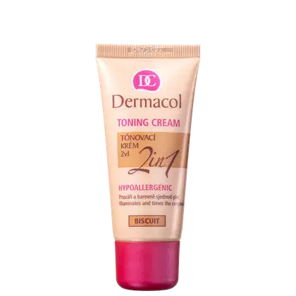 Imagem do produto Dermacol Toning Cream 2 in 1 Biscuit - Hidratante com Cor 30ml