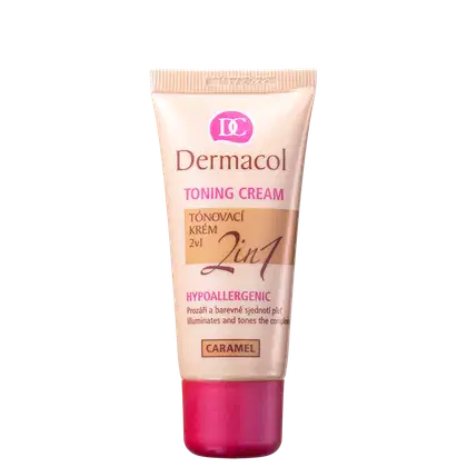Imagem do produto Dermacol Toning Cream 2 in 1 Caramel - Hidratante com Cor 30ml
