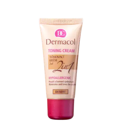 Imagem do produto Dermacol Toning Cream 2 in 1 Desert - Hidratante com Cor 30ml