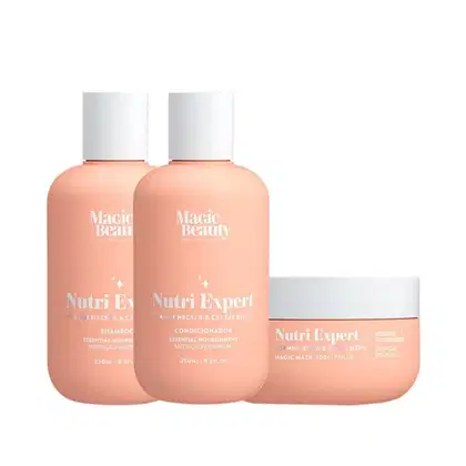 Imagem do produto Kit Magic Beauty Nutri Expert Shampoo, Condicionador 250ml e Máscara 200g