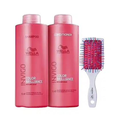 Imagem do produto Kit Wella Professionals Color Brilliance Salon Escova (3 Produtos)