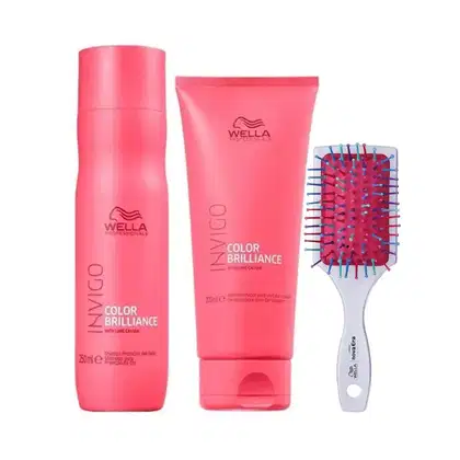 Imagem do produto Kit Wella Professionals Color Brilliance Home Care Escova (3 Produtos)