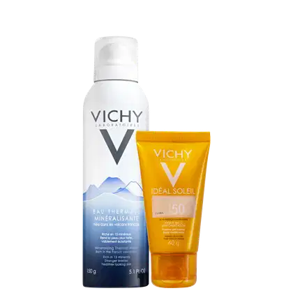 Imagem do produto Kit Vichy Eau Thermale + Idéal Soleil Efeito Base Clara (2 Produtos)