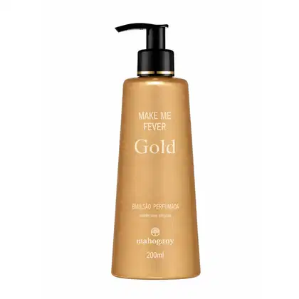 Imagem do produto Hidratante Desodorante Corporal Make me fever Gold 200ml Mahogany