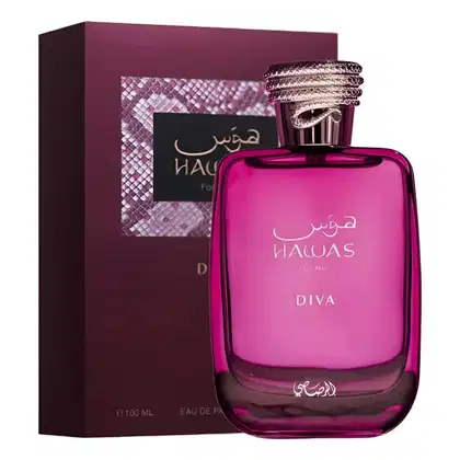 Imagem do produto Fragrância Árabe Feminino Hawas for Her Diva EDP 100ml Rasasi
