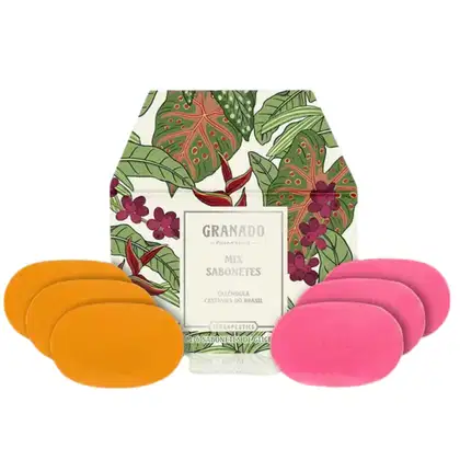 Imagem do produto Kit Terrapeutics - Mix Sabonetes Calêndula e Castanha 6x90g Granado