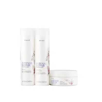 Kit Braé Intense Repair by Ana Paula Siebert Trio, 3 produtos.