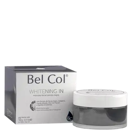 Imagem do produto Bel Col Whitening In Pérola Negra - Máscara Facial 50g