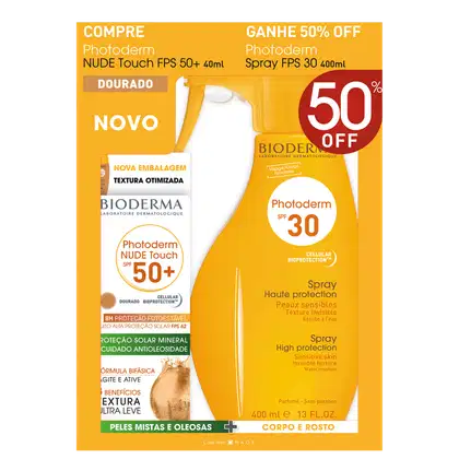 Imagem do produto Kit Bioderma Photoderm Dourado (2 Produtos)