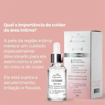 Imagem do produto Gel Beijável Sweet Glow Virilha e Sérum Trata Foliculite Fem