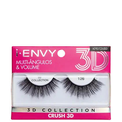 Imagem do produto Kiss New York i-Envy Crush 3D Collection 126 - Cílios Postiços