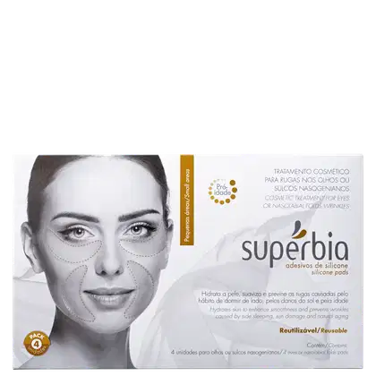 Imagem do produto Supérbia Adesivos de Silicone Pequenas Áreas - Tratamento Redutor de Linhas (4 Unidades)