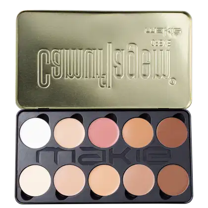 Imagem do produto Makiê Camuflagem Creme Cor Média a Escura - Paleta de Corretivo