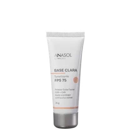 Imagem do produto Anasol Clinicals Base Clara FPS 75 - Protetor Solar com Cor 40g
