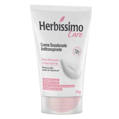 Imagem do produto Creme Desodorante Antitranspirante Rosa Mosqueta e Niacinamida Bisnaga 55g