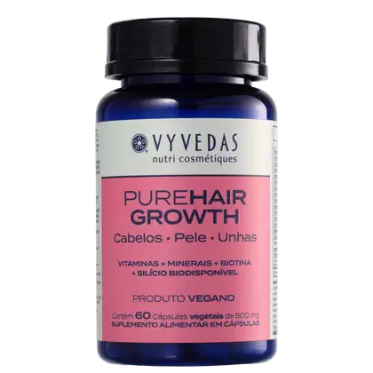 Imagem do produto Vyvedas PureHair Growth - Suplemento Alimentar (60 Cápsulas)