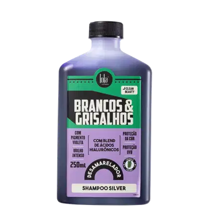 Imagem do produto Lola Cosmetics Brancos & Grisalhos Silver - Shampoo Desamarelador 250ml