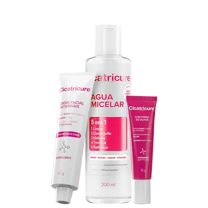 Imagem do produto Kit Cicatricure Anti-idade Facial (3 produtos)