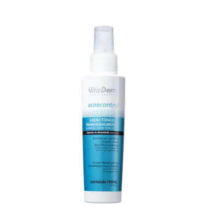 Imagem do produto Vita Derm Acnecontrol Loção Dermoequilibrante - Tônico Facial 140ml