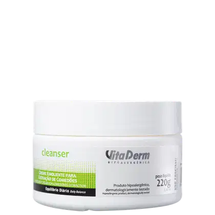 Imagem do produto Vita Derm Cleanser Emoliente - Creme Hidratante Facial 220g