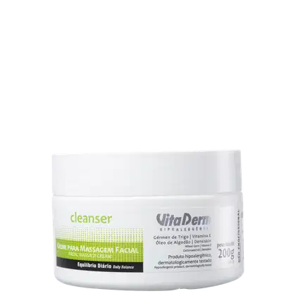 Imagem do produto Vita Derm Cleanser - Creme de Massagem Facial 200g