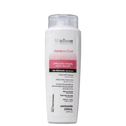 Imagem do produto Vita Derm New Active Emulsão FPS 35 - Loção Hidratante Facial 200ml