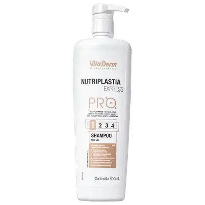 Imagem do produto Vita Derm SOS Capilar Nutriplastia Express 1 - Shampoo 600ml