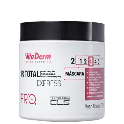 Imagem do produto Vita Derm SOS Capilar 3R Total Express 3 - Máscara Capilar 500g