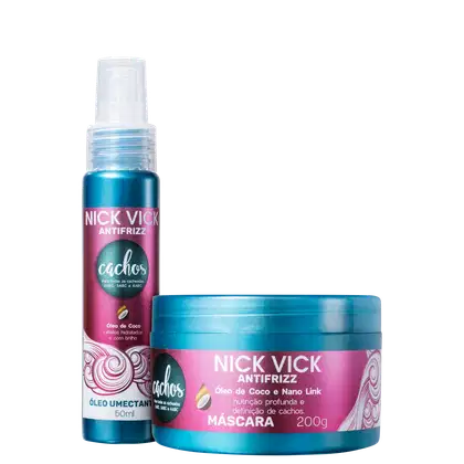Imagem do produto Kit Nick & Vick Cachos sem Frizz (2 Produtos)