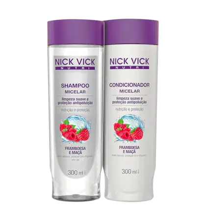 Imagem do produto Kit Nick & Vick Nutri Micelar Framboesa e Maçã (2 produtos)