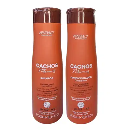 Imagem do produto Kit Arvensis Professional Cachos Naturais - Shampoo 300ml + Condicionador 300ml
