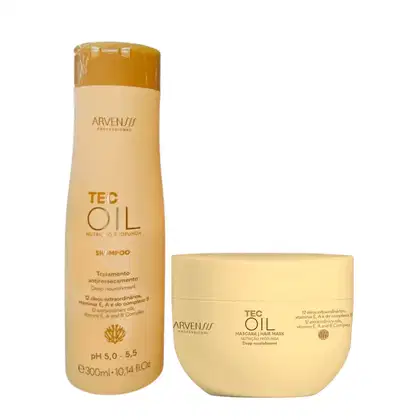Imagem do produto Kit Arvensis Tec Oil - Shampoo 300ml + Máscara 250g