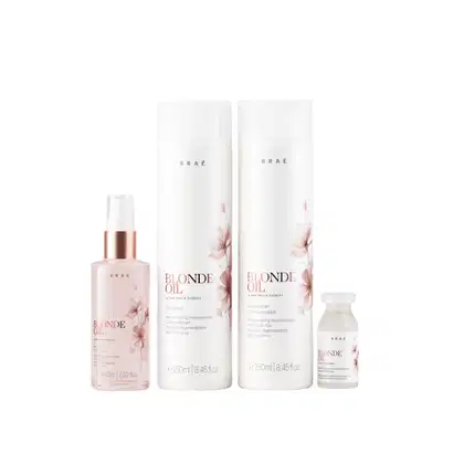 Imagem do produto Kit Braé Blonde Oil By Ana Paula Siebert - Shampoo 250ml + Condicionador 250ml + Óleo 60ml + Ampola 13ml