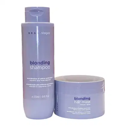 Imagem do produto Kit Braé Stages Blonding - Shampoo 250ml + Máscara 200g