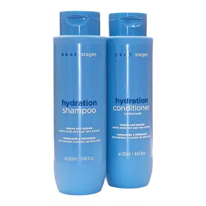 Kit Braé Stages Hydration Home Care, 2 produtos.
