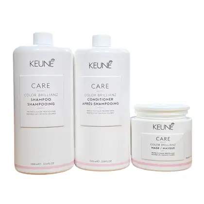 Kit Keune Color Brillianz - Shampoo 1L + Condicionador 1L + Máscara 500ml