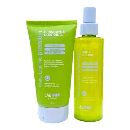 Imagem do produto Kit Labotrat LabPOP Meu Banho Premium Green Breeze - Hidratante 150ml + Body Splash 190ml