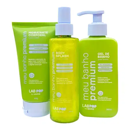 Imagem do produto Kit Labotrat LabPOP Meu Banho Premium Green Breeze - Gel de Banho + Hidratante + Body Splash