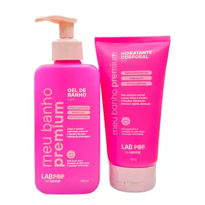Imagem do produto Kit Labotrat LABPOP Meu banho Premium It Girl - Gel de Banho 240ml + Hidratante 150g
