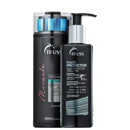 Imagem do produto Kit Truss Miracle - Shampoo 300ml + Hair Protector 250ml