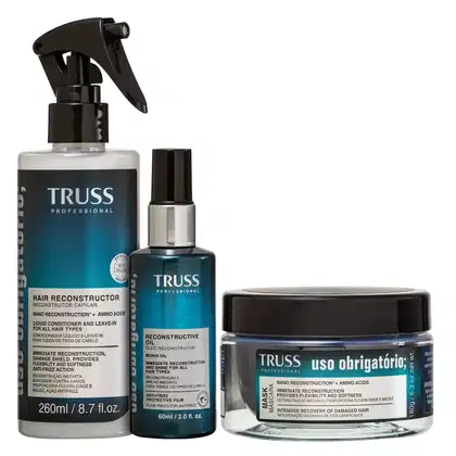 Kit TRUSS Uso Obrigatório Trio Power, 3 produtos.
