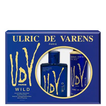 Imagem do produto Conjunto UDV Wild Ulric de Varens Masculino - Eau de Toilette 100ml + Body Spray 200ml