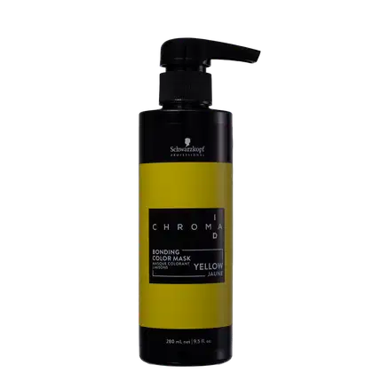 Imagem do produto Schwarzkopf Professional Chroma ID Bonding Mask Intensa Yellow - Máscara Tonalizante 280ml