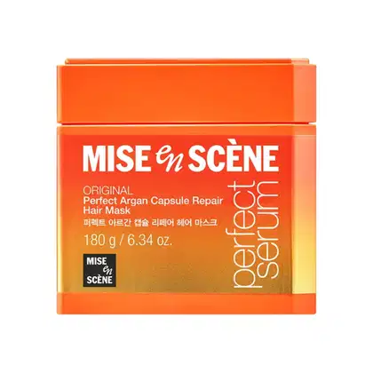 Máscara Capilar Mise en Scène Perfect Serum Argan Capsule Repair, 180g.