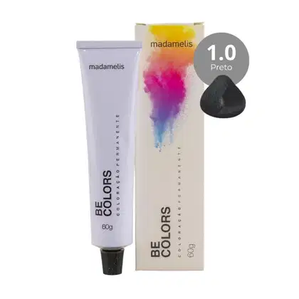 Imagem do produto Coloração Madamelis Be Colors Preto 1.0 60 g