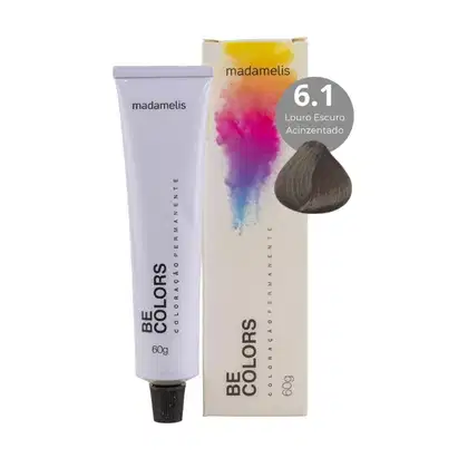 Imagem do produto Coloração Madamelis Be Colors Louro Escuro Acinzentado 6.1 60 g
