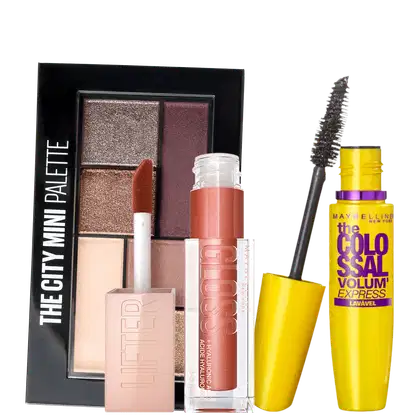 Imagem do produto Kit Maybelline Make Completa Topaz (3 Produtos)